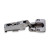 304B-C46/19 100 Degree Stainless Steel Concealed Hinge - 19mm Overlay / Self Closing