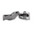 304B-C46/9 100 Degree Stainless Steel Concealed Hinge - 9mm Overlay / Self Closing